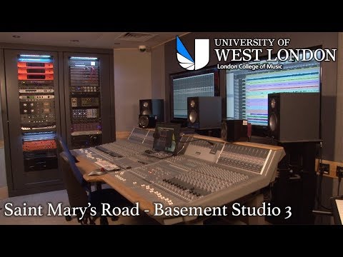 London College of Music | Studio Tours – Saint Mary’s Road Basement 3  | University of West London