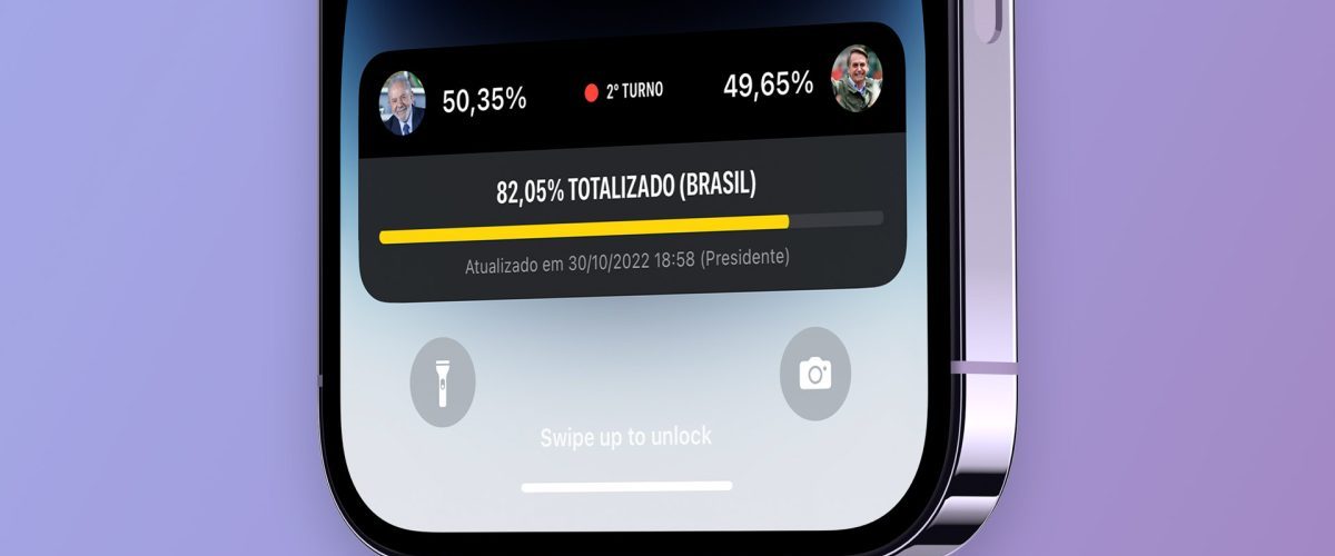 Developers prove the potentials of Live Activities with an iOS app to track the Brazilian elections