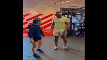 Watch | Weili Zhang shows incredible strength by lifting UFC heavyweight champion Francis Ngannou