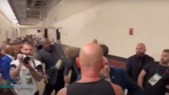 Video | New footage shows Nick Maximov hit Jake Paul’s bodyguard with a beer to the face, Nate Diaz claims his team “won” the scuffle