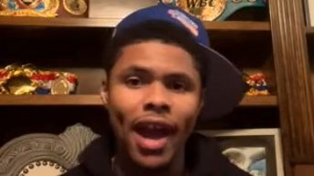 Shakur Stevenson Makes First Public Appearance Since Takeoff Murder