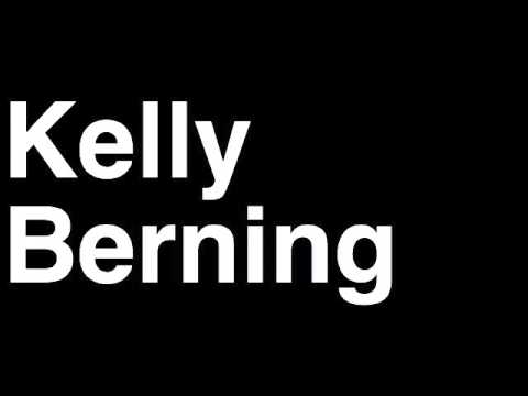 How to Pronounce Kelly Berning Editor TMZ Celebrity Tabloid TV News Show