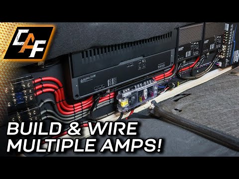 Two Fuse Blocks, Multiple Amps and DSP? How to Wire COMPLEX Amplifier Rack!