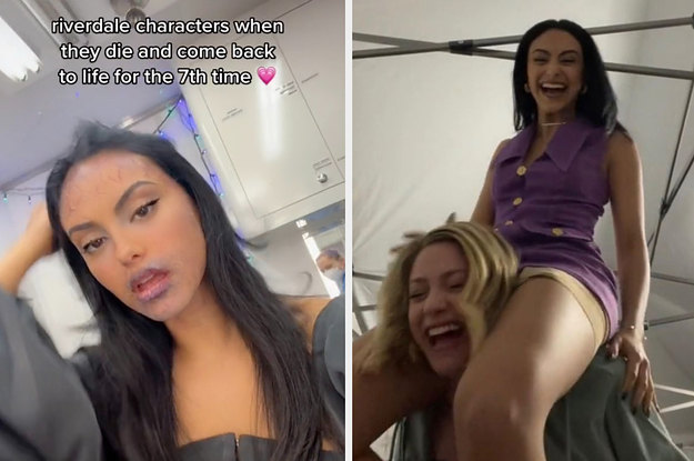 24 Behind-The-Scenes Photos To Remind You That Camila Mendes Is Just As Hilarious As She Is Talented