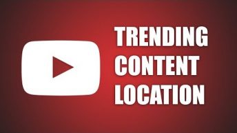 How to change Trending Content Country on Youtube