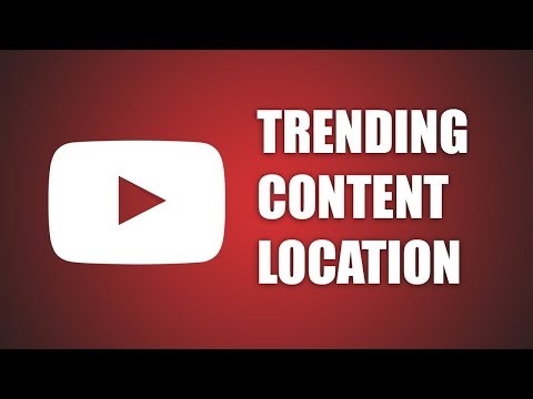 How to change Trending Content Country on Youtube