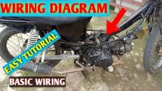 wiring diagram on motorcycle ( paano mag wiring ng motor honda ,kawasaki ,suzuki, yamaha)