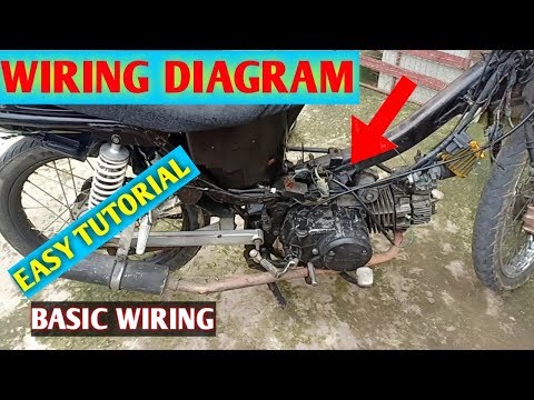 wiring diagram on motorcycle ( paano mag wiring ng motor honda ,kawasaki ,suzuki, yamaha)