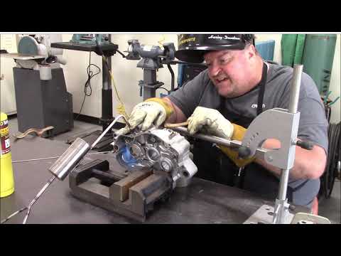 Cast Aluminum Motorcycle Case Repair