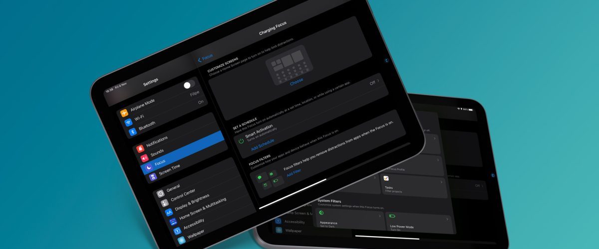 Here’s how to use the new Focus Filters on your iPad with iPadOS 16