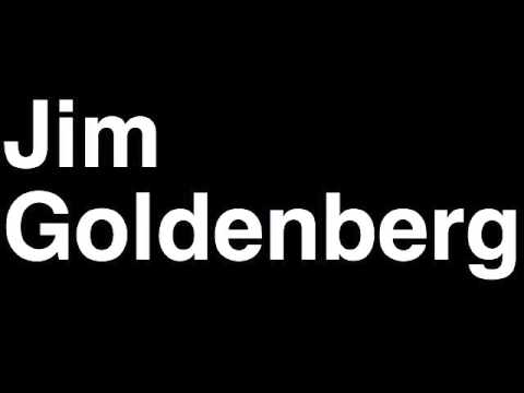 How to Pronounce Jim Goldenberg Announcer TMZ Celebrity Tabloid TV News Show