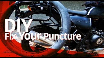 HOW TO FIX A MOTORCYCLE TUBE PUNCTURE BY YOURSELF