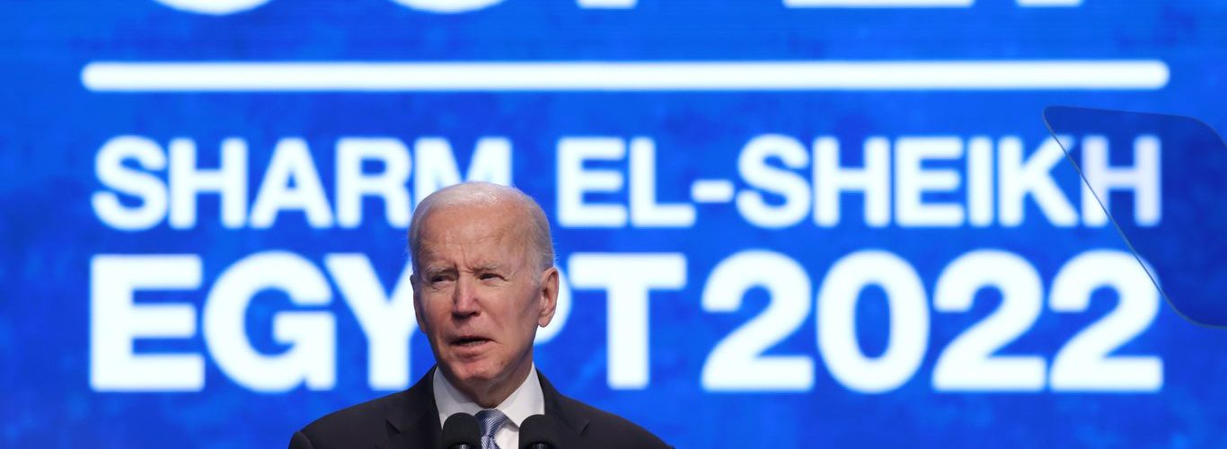 Biden, at COP27, says U.S. “on track” to meet 2030 emissions commitment