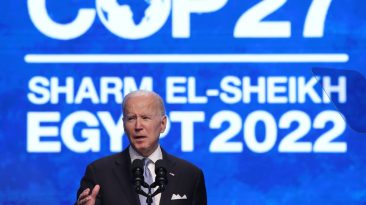 Biden, at COP27, says U.S. “on track” to meet 2030 emissions commitment