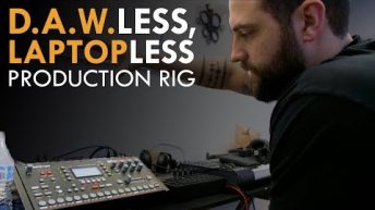 Electronic Artist TOURS with this OCTATRACK and NO LAPTOP! [DAWLESS RIG]