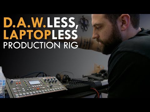 Electronic Artist TOURS with this OCTATRACK and NO LAPTOP! [DAWLESS RIG]