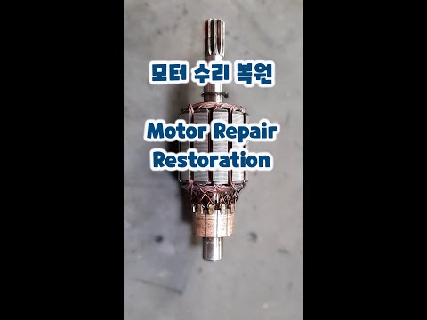 Motorcycle Start Motor Repair Restoration #shorts