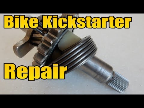 Bike kick starter repair. Motorcycle kick starter repair. Motor bike repair