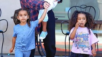 Dream Kardashian Is So Cute Flashing A Peace Sign At 6th Birthday Party With Khloe: Video