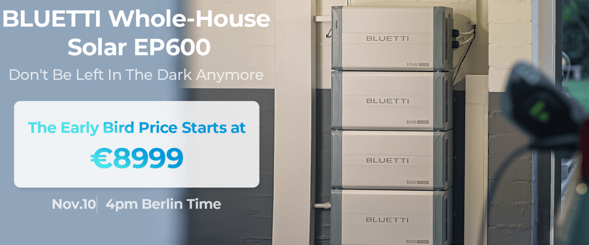 Bluetti EP600 saves money when the electricity grid is up, saves the day when it’s down