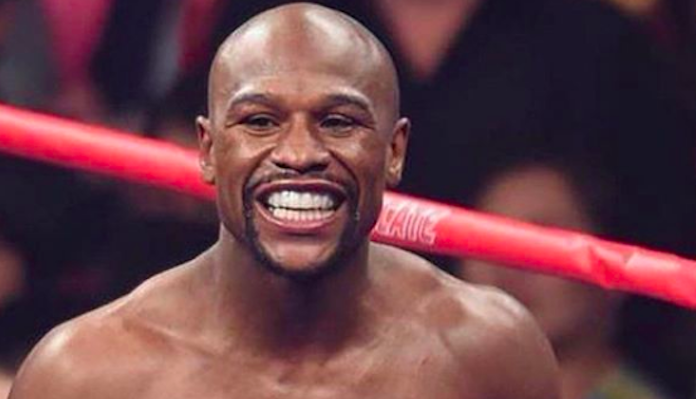 Floyd Mayweather stops YouTuber Deji Olatunji in exhibition fight (Video)