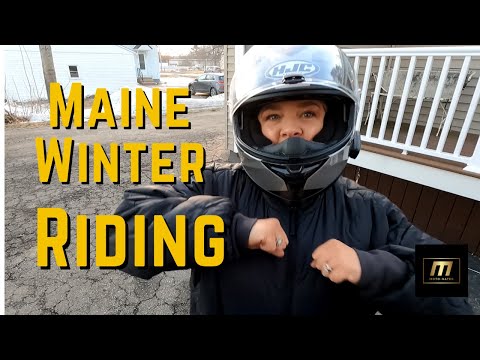 Maine Winter Motorcycle Cruise and Maintenance