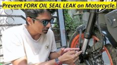 Prevent FORK OIL SEAL LEAK on Motorcycle.