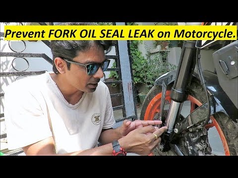 Prevent FORK OIL SEAL LEAK on Motorcycle.