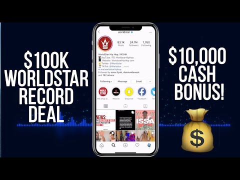 Worldstar wants to sign it’s first Artist with a $100k Worldstar Record Deal with a $10k CASH Bonus!