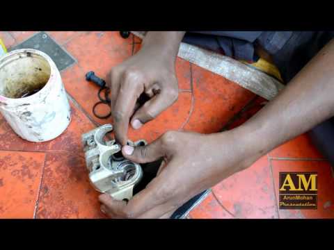 Motorcycle Disc Brake Overhaul | TVS Apache RTR | Disc brake Oil Change / Renew | DIY | BIKE