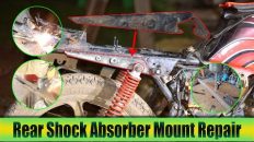 Motorcycle Chassis – Rear Shock Absorber Mount Repair/Welding