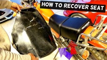 HOW TO RECOVER MOTORCYCLE SEAT LIKE A PRO