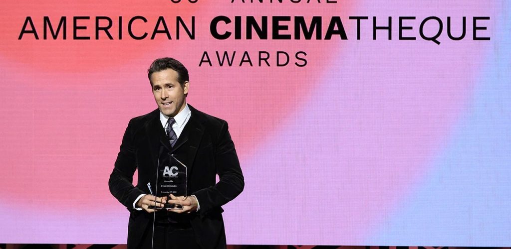 Ryan Reynolds Honored by Blake Lively, Will Ferrell at American Cinematheque Awards