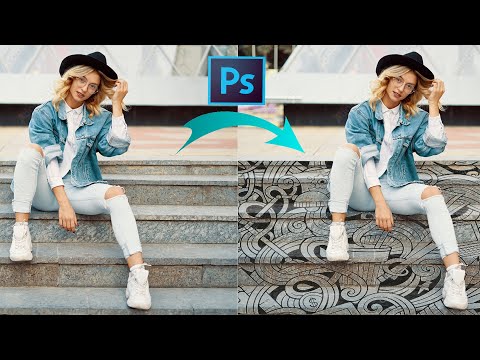 How To Add Graphics To Complex Perspective In Photoshop | #Photoshop | #Editing_World | #shorts