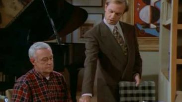 Frasier – Niles: “it’s best not to end a sentence with a preposition.”