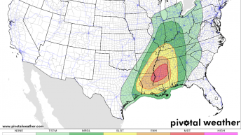 Severe weather warning: Tornado outbreak and severe thunderstorm predicted in the South