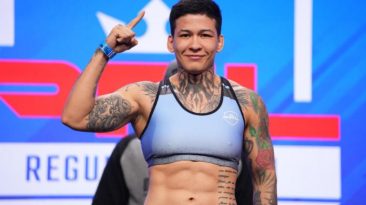 After PFL championship upset, Larissa Pacheco hoping to face Kayla Harrison in quadrilogy matchup next:  “She’s winning 2-1”