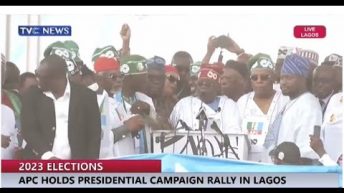 (Trending Video) What Tinubu Said At The APC Presidential Campaign In Lagos State