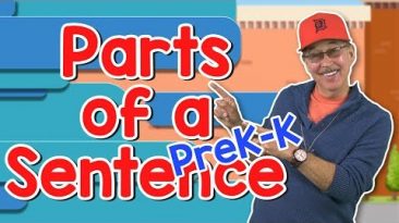 Parts of a Sentence | Pre-K and Kindergarten Version | Jack Hartmann