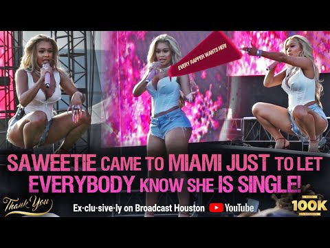 SAWEETIE is TIRED of the QUAVO RUMORS, Says She is 100% SINGLE 100 TIMES @ Rolling Loud Miami 2021