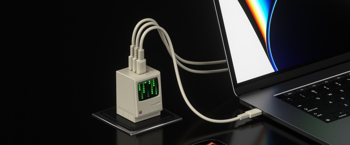 Shargeek’s new Macintosh-inspired Retro 67 USB-C charger has a working LED display