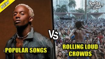 POPULAR SONGS VS ROLLING LOUD NEW YORK CROWDS 2021