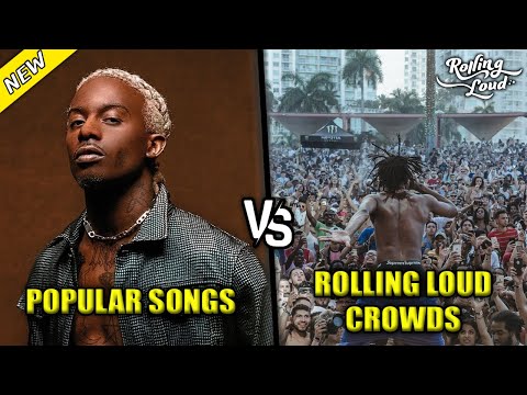 POPULAR SONGS VS ROLLING LOUD NEW YORK CROWDS 2021