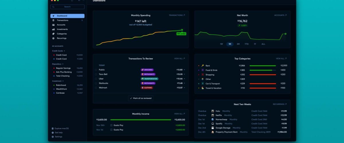 Popular Copilot budgeting and finance app now available on the Mac