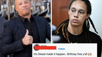 People Jokingly Believe Vin Diesel Is Responsible For Brittney Griner’s Release, And This Is The Perfect Amount Of Absurdity I Expect From Twitter