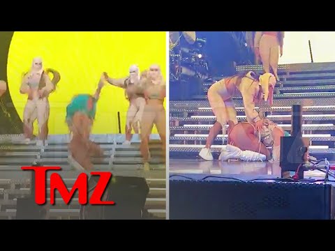 Karol G Falls Mid-Performance in Miami | TMZ