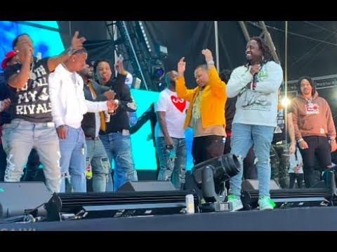 ALLBLACK & OFFSET JIM live Rolling Loud California 2021 (Lil Bean Surprise !)