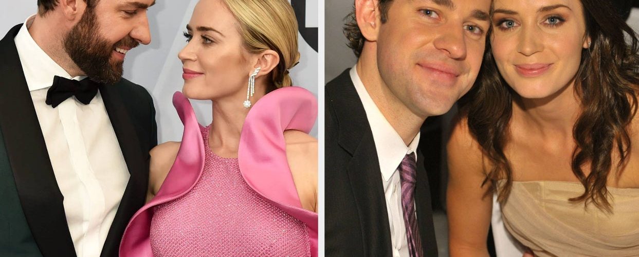 Emily Blunt Revealed She Kept The 14-Year-Old Jacket She Wore On Her First Date With John Krasinski Weeks After He Admitted Their Kids Think She Married Him “Out Of Charity”