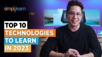 Top 10 Technologies To Learn In 2023 | Trending Technologies In 2023 | Simplilearn