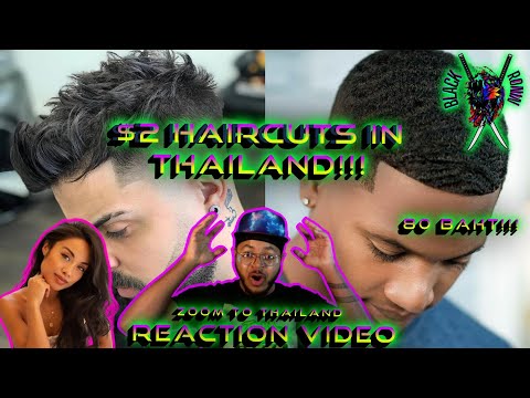 What A $2 Haircut WILL Get You In Thailand? @Zoom To Thailand Reaction Video!!!